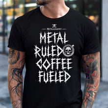 Metal Ruled Coffee Fueled Tee