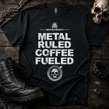 Metal Ruled Coffee Fueled Tee