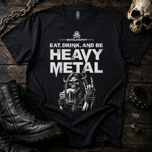 Eat, Drink & Be Metal Skeleton Tee