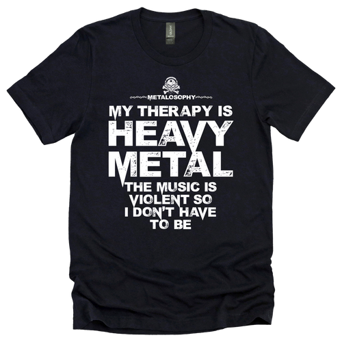 My Therapy Is Heavy Metal Tee