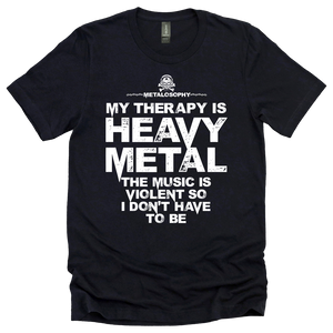 My Therapy Is Heavy Metal Tee