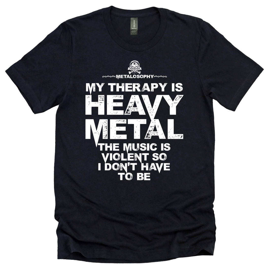 My Therapy Is Heavy Metal Tee