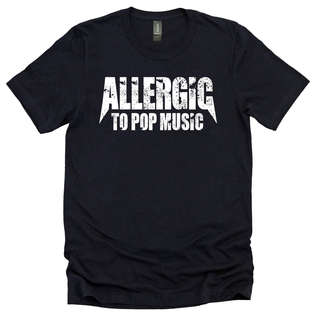 Allergic to Pop Music Tee