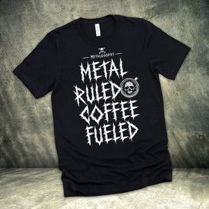 Metal Ruled Coffee Fueled Tee
