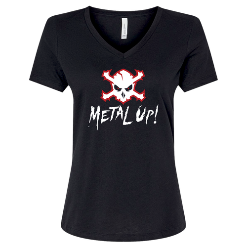 Metal Up V-Neck Tee