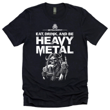 Eat, Drink & Be Metal Skeleton Tee