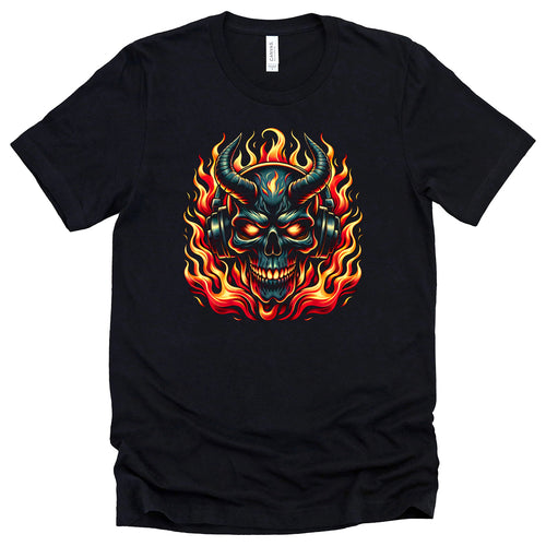 Flaming Skull T-Shirt