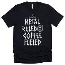 Metal Ruled Coffee Fueled Tee