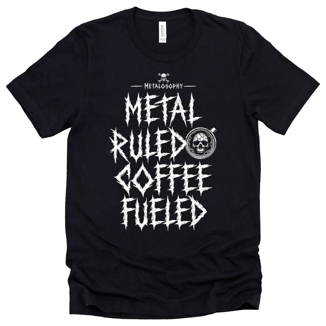 Metal Ruled Coffee Fueled Tee