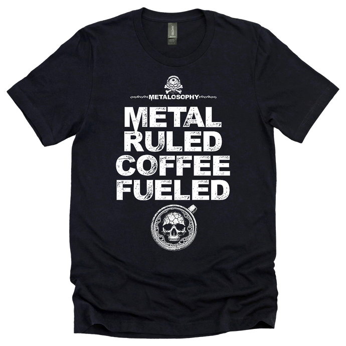 Metal Ruled Coffee Fueled Tee