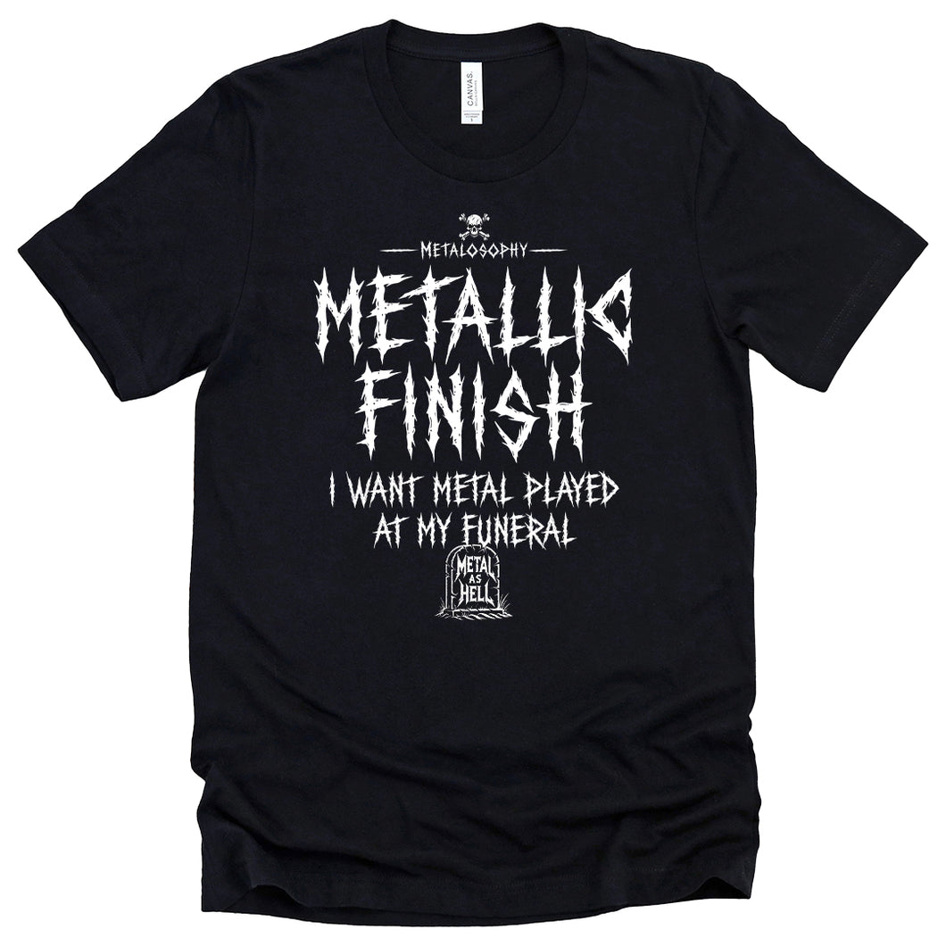 Metallic Finish Tee