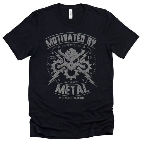 Motivated By Metal Silver Shirt
