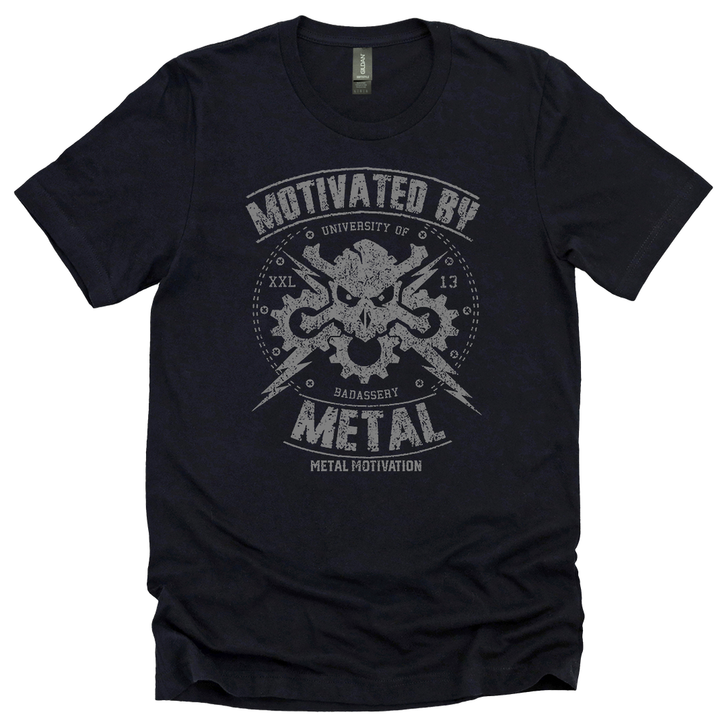 Motivated By Metal Silver Shirt