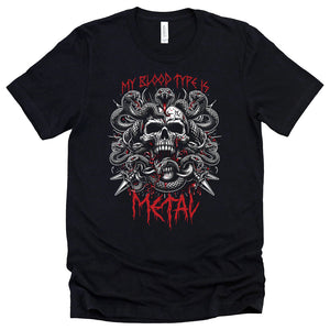 My Blood Type Is Metal Shirt