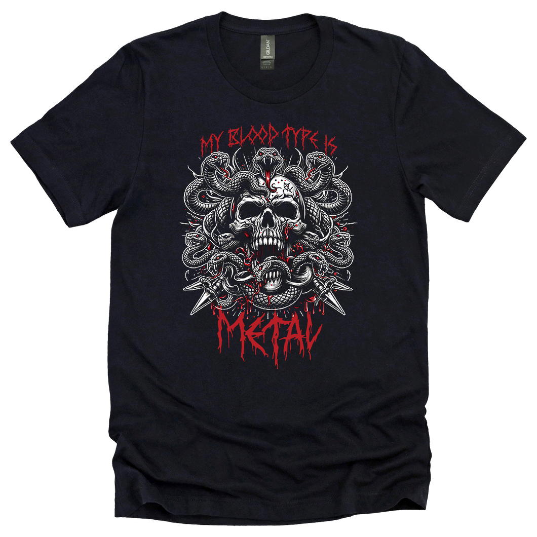 My Blood Type Is Metal Shirt