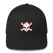 "Red Skull" Structured Twill Cap