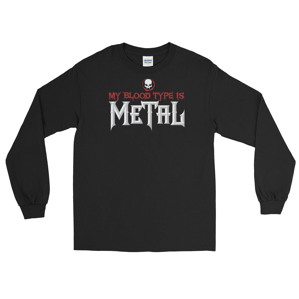 My Blood Type is Metal Long-Sleeve T-Shirt
